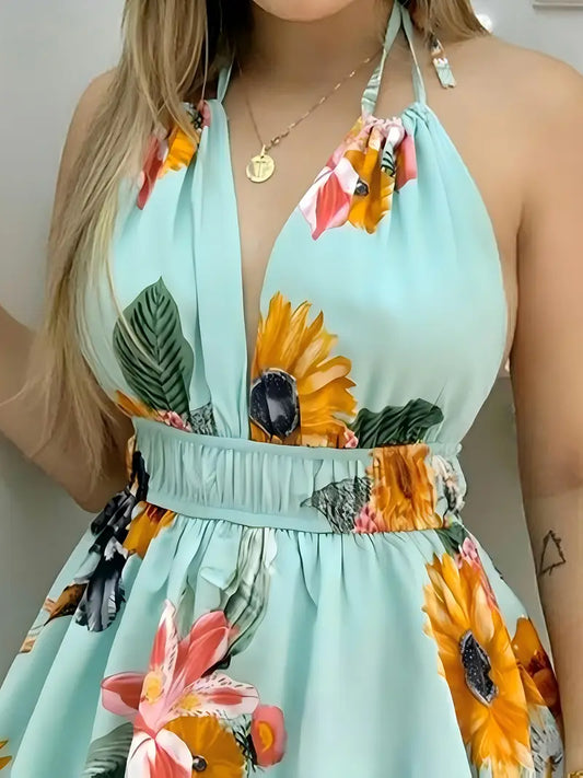 New Spring and Summer Elegant Mini Dress