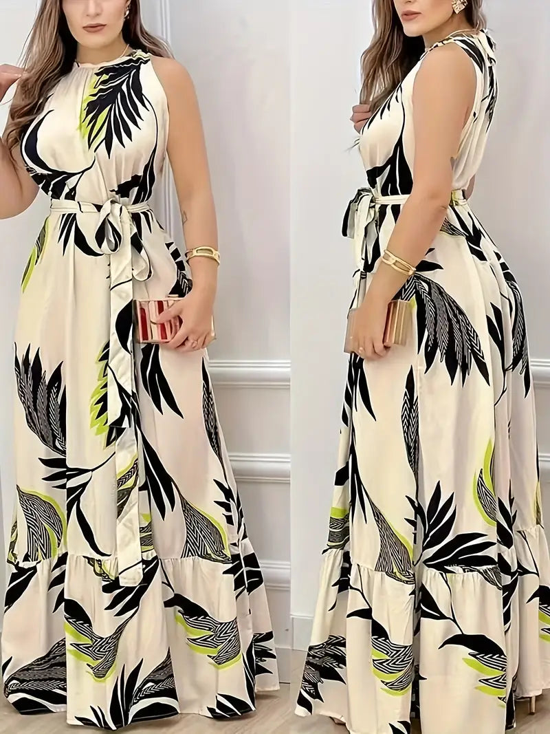 Women'S Elegant Halter Neck Dress